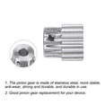 thumbnail image 3 of Uxcell 6mm Aperture 15T Mod 1 Stainless Steel Spur Diff Differential Motor Pinion Gear, 3 of 5