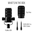 thumbnail image 2 of RODE - RØDE PodMic USB Black Studio microphone, 2 of 8