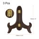thumbnail image 2 of 3uds 6" Caballete Placa Soporte, Madera Plegable Exhibición Soporte Marrón para Decorativo Imagen Marco, 2 of 7