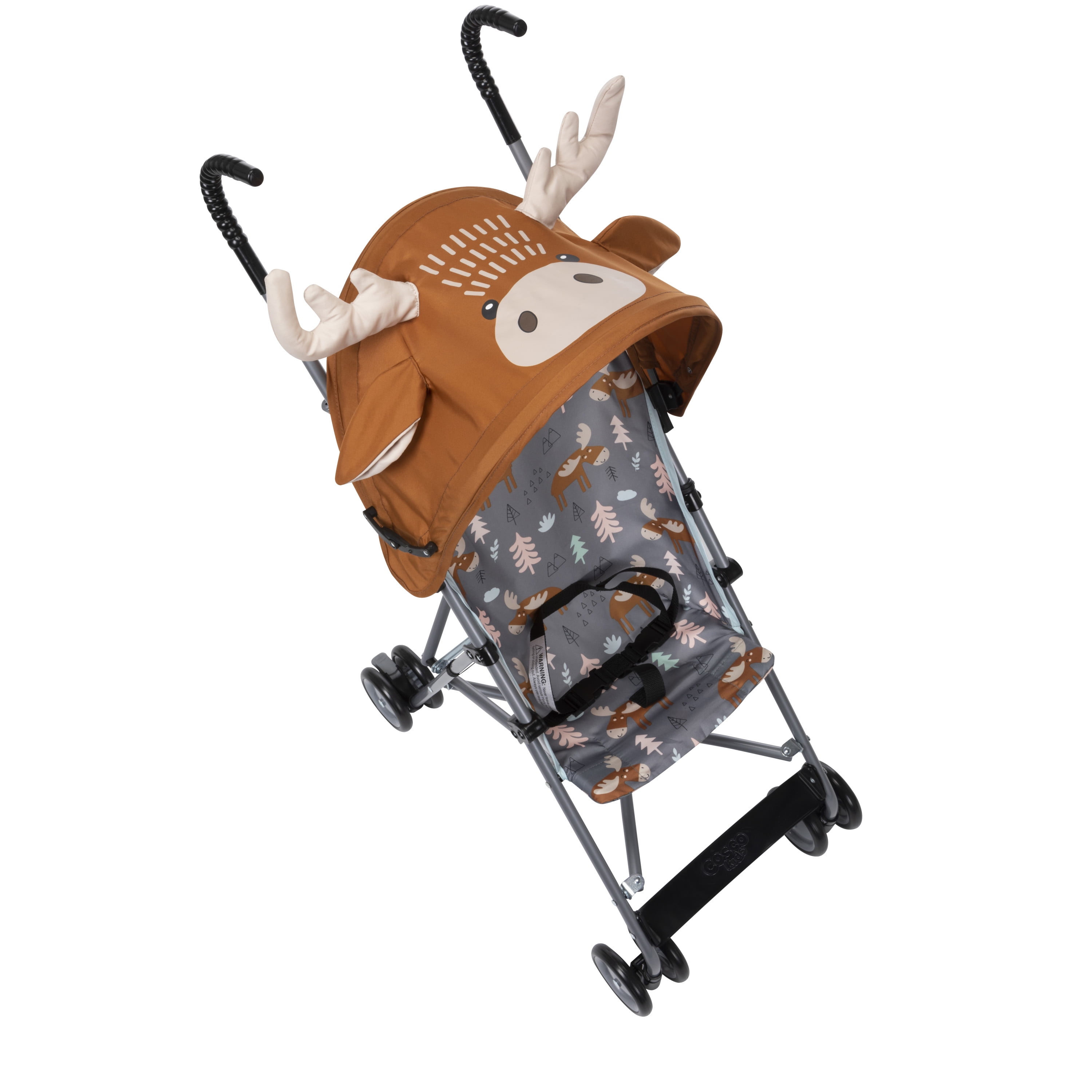 Cosco Kids Comfort Height Umbrella Toddler Stroller with Canopy, Moose