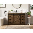 thumbnail image 2 of Elegant Kitchen and Bath Austin 48 Inch Single Bathroom Vanity In Expresso, 2 of 10