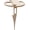 Single Layer (Natural Wood Color), variant on ABPETE Outdoor Portable Folding Wine Table,Beach Sand Ground Insert Cup Holder Stand & Wood Wine Rack, 1 or 2 Tier Garden Table for Camping BBQ (Single Layer,Natural Wood)