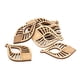 thumbnail image 5 of Colgante de Aretes de Madera ANGGREK Para Accesorios de Bricolaje, 5 of 8
