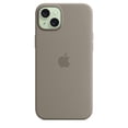 thumbnail image 4 of Funda para teléfono Apple iPhone 15 Plus de silicona con MagSafe, color arcilla, 4 of 5
