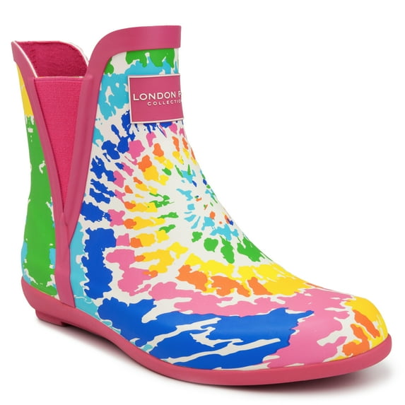 London Fog - Piccadilly Rain Boot - Fuchsia Tie Dye