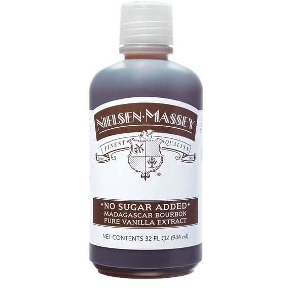 Nielsen-Massey No Sugar Added Madagascar Bourbon Pure Vanilla Extract, 32 oz