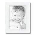 thumbnail image 2 of ArtToFrames 9" x 12" Contemporary White with Lip Picture Frame, 9x12 inch White Wood Poster Frame (WOM-2032), 5 Pack, 2 of 6