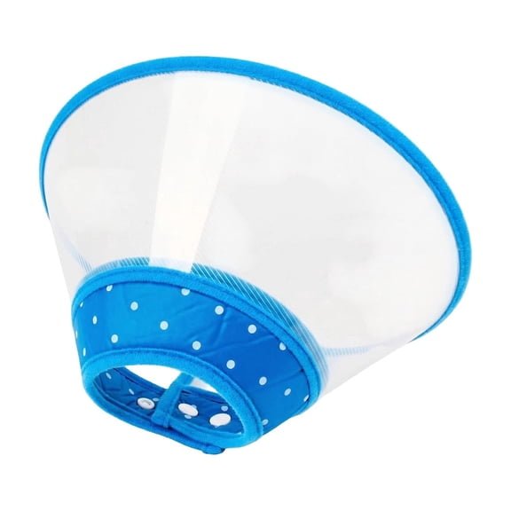 Clear Dog Cone Recovery Collar Adjustable, Soft Padded Breathable Elizabethan E Collar for Small Dogs Cats Puppies, Neck Protector After Surgery with Comfort Edge XL