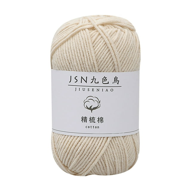 4 Strands Of Combed Milk Cotton Thread Diy Doll Cotton Crochet Thread Wool Ball