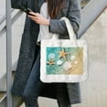 thumbnail image 7 of Yiaed Starfish And Seashell Print Fluffy Shoulder Bag Plush Bags Women Ladies Tote Bag Fluffy White Furry Purse Handbag for Autumn and Winter, 7 of 7