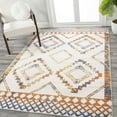thumbnail image 4 of JONATHAN Y MOH200E-4 Amir Moroccan Beni Souk Ivory/Blue/Orange 4 ft. x 6 ft. Area Rug, 4 of 9
