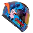 thumbnail image 2 of Casco Moto Azul Coraje Perro Cobarde Certificado Talla L, 2 of 4