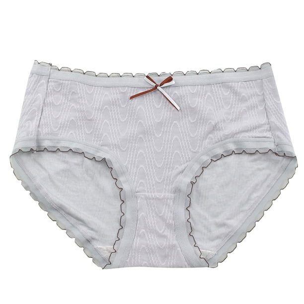 Gibobby Pantaletas Invisibles para mujer Calzoncillos, bragas sexis, ropa interior, bragas, Bikini sólido para mujer, bragas, bragas de algodón, regalo para mujer(Azul claro,G)