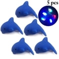 thumbnail image 2 of 5PCS Kids Bath Toy Creative Dolphin Light up Color Changing Shower Toy Water Toy, 2 of 10