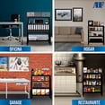 thumbnail image 3 of Estante Organizador Anaquel Metálico Ajustable Adf Estantería ADF-1N 100x84x30 cm Multiusos Color Negro, 3 of 7