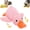 Pink, variant on Duck and Swan Cat Toy, Yellow Duck Cat Toy for Pet, Quacking Duck ChewToy for Dogs, Emotional Support Duck for Dogs&Cats, Interactive CatToy for Indoor Cats Exercise