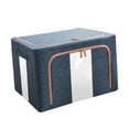 thumbnail image 2 of Clothes Storage Bag Organizer Large Capacity Reinforced Clear Window Waterproof Navy, 2 of 9