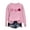 Pink, variant on TKLPEHG Thanksgiving Sweatshirts for Women Pumpkin Maple Leaf Fall Graphic Tops Long Sleeve Crew Neck Loose Casual Sweatshirt Fashion Daily Wear Pullover (Pink,M)