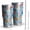 Basset Hound Dog, variant on 30oz Bernese Mountain and Flower Tumblers Stainless Steel Tumbler with Lid and Straw,Vacuum Insulated Double Wall Travel Tumbler Cups Mug with Cleaning Brush for Coffee,Tea