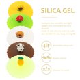 thumbnail image 5 of Set of 5 Silicone Mug Covers for Drinks, Airtight Cup Lids with Cartoon Design, Replaceable Espresso Cup Seals, 5 of 6