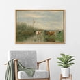 thumbnail image 4 of wall26 Framed Canvas Print Wall Art Pastel Valley Cow Farm Field Landscape Nature Wilderness Illustrations Fine Art Decorative Rustic Multicolor for Living Room, Bedroom, Office - 16"x24" N, 4 of 7