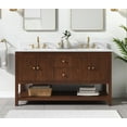 thumbnail image 4 of Avanity ZOE-VS61-WA Zoe 60" Free Standing Double Basin Vanity Set - Wood, 4 of 7