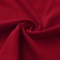 thumbnail image 6 of IWEMEK Summer Tops for Women Short Sleeve Crew Neck Crop Shirt Fashion Chic Winered Basic Tops Pullover Size XL, 6 of 7