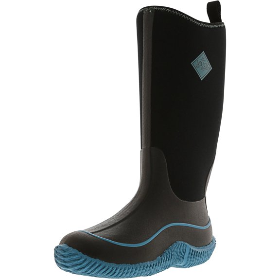 Muck Boot Company Women's Hale Black / Harbor Blue Knee-High Rain - 8M