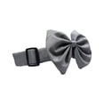 thumbnail image 4 of Collar con moño Infanti Pets gris chico, 4 of 5