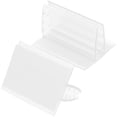 thumbnail image 6 of 60-Pack Adhesive Panel Sign Holders for Sneeze Guards, Mini Ticket & Name Holders, and Easy to Use, 6 of 6