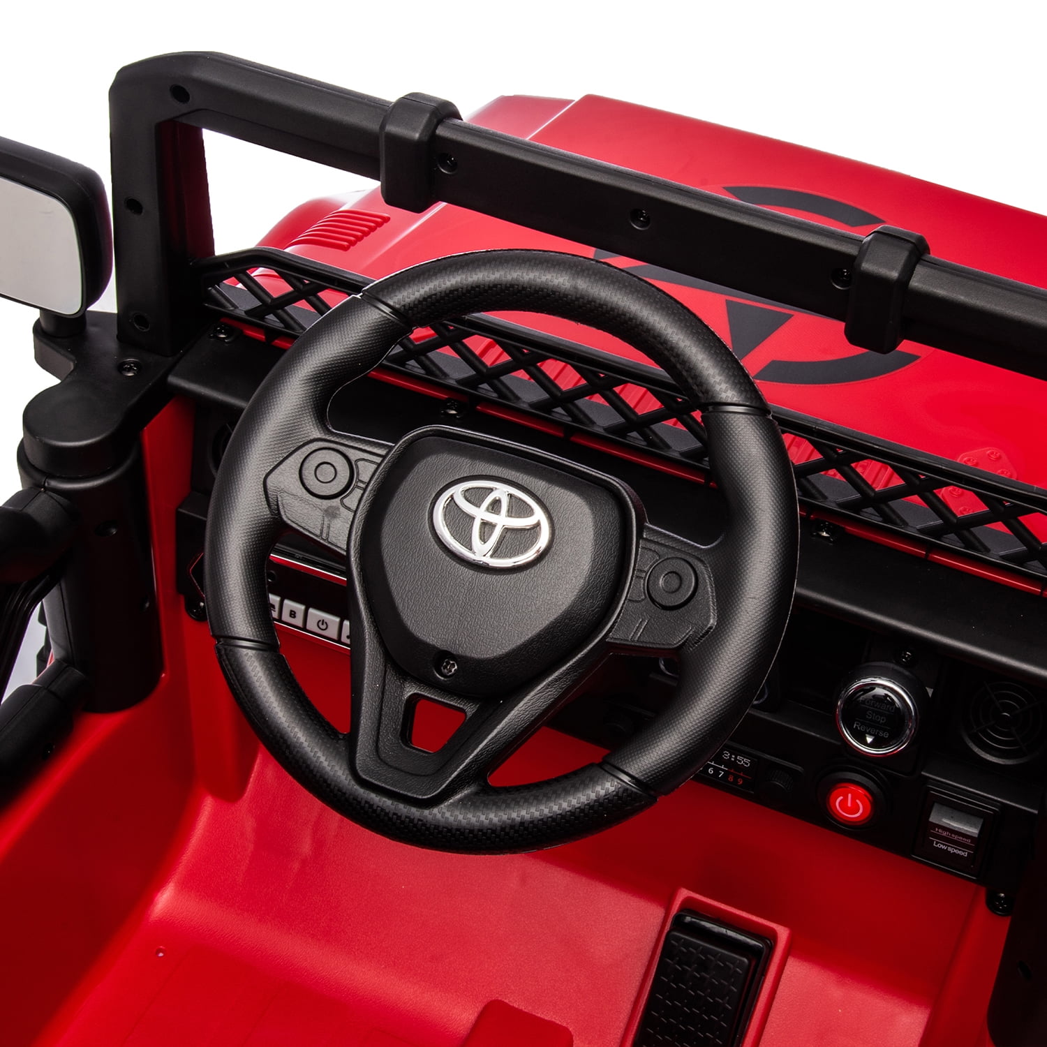 CIPACHO Licensed TOYOTA FJ Cruiser 12 V Powered Ride On Car 2.4G with Parents Remote Control, Electric Car for Kids, Red CIPACHO Licensed TOYOTA FJ Cruiser 12 V Powered Ride On Car 2.4G with Parents Remote Control, Electric Car for Kids, Red