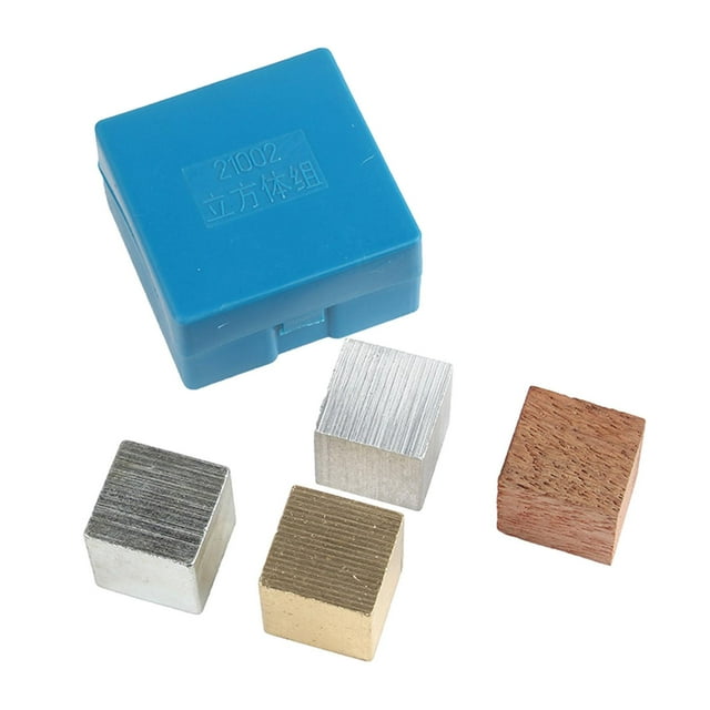 tamizeot Middle School Density Cube Collection Teaching Tools For Scientific Density Experimentation Includes Four Unique Cubes