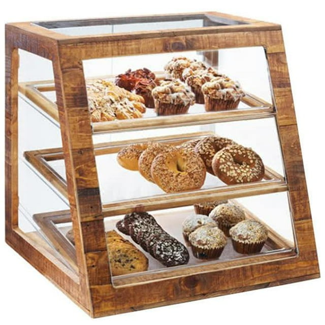 Cal Mil 3432-99 Madera 3-Tier Bakery Case - Brown