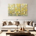 thumbnail image 2 of Elephant Stock Cheerful Garden I Wall Art - Horizontal Multi Panel Canvas - Living Room Wall Decor - Floral And Botanical Multi Panel - Blue And Gray Decor By Tim O'toole - 74" x 48", 2 of 8