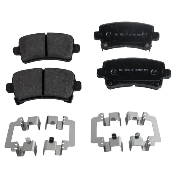 Brake Pad Set Compatible with 2013-2015 Chevrolet Malibu 2011-2017 Buick Regal 4Cyl 2.5L 2.0L 2.4L Rear
