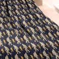 thumbnail image 3 of Dark Blue Bigfoot Pattern Blanket,Comfortable Soft Flannel Throw Blanket,All Season,Warm Lightweight Blankets for Sofa Bed Couch Living Room Chair,30"x40", 3 of 4