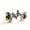 Color 5, variant on Men's Classic Stainless Steel, Green Camouflage Skull Pattern Cufflinks Business Wedding Shirts, Black