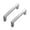 3" Hole Center-10, variant on Slim Square Bar Cabinet & Furniture Pulls, 3" Hole Center, 10 Pack, Brushed Nickel