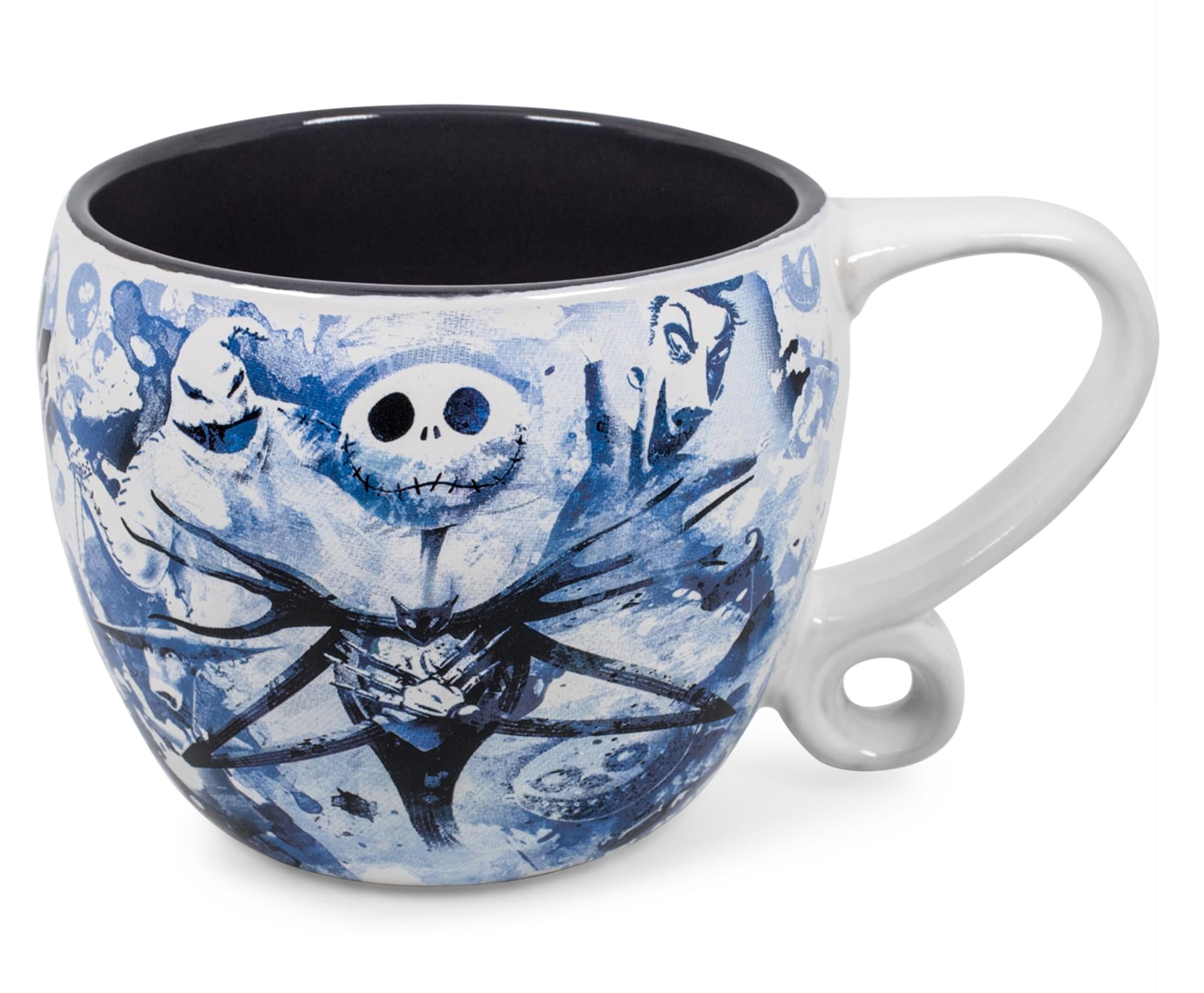 Nightmare Before Christmas Jack Skellington Loop Handle Ceramic Mug