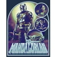 thumbnail image 2 of Men's Star Wars: The Mandalorian The New Plan  Long Sleeve Shirt Navy Blue X Large, 2 of 4