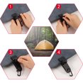 thumbnail image 2 of HEQUSIGNS 12Pcs Black Tarp Clamps, Heavy Duty Lock Grip, Tent Snap Clamping Clip for Outdoor Camping Canopy, 2 of 8