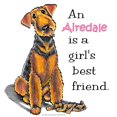 thumbnail image 3 of CafePress - Airedale Terrier Lover Women's Light Pajamas - Women's Short Sleeve Print T-Shirt and Pants Light Cotton Pajama Set, 3 of 7
