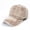 Khaki, variant on HONHUZH Summer Hats Mens Women Vintage Distressed Baseball Cap Adjustable Low Profile Washed Cotton Hat