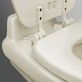 Dometic 320 RV Toilet Gravity Flush with enameled wood seat Standard Height Flush with Foot