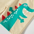 thumbnail image 5 of MXIEZI Boys Girls Dinosaur Shorts Kids Baby Cotton Shorts Summer Cartoon Elastic Waist Short Pants for 1-8Y, 5 of 7