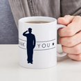 thumbnail image 6 of CafePress - U.S. Navy Thank You Mug - 11 oz Ceramic Mug - Novelty Coffee Tea Cup, 6 of 6