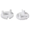thumbnail image 1 of Dainolite LD-LPC1-EC End Cap for LD-TRK-LPC1 Series, White - 2 Piece, 1 of 1