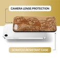 thumbnail image 6 of Case Yard Wooden Case Outside Soft TPU Silicone, Slim Fit Shockproof Wood Protective Phone Cover for Girls Boys Men and Women, Supports Wireless Charging Mount Rushmore Design case for iPhone-SE, 6 of 7
