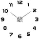 thumbnail image 4 of Reloj de Pared Zulema Superficie de Espejo Acrílico 3D Negro Decorativo de Cuarzo, 4 of 8