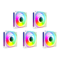 thumbnail image 2 of JShteea Enfriador CPU 120 Mm 5V 3Pin ARGB Sync Cooler Fan 12V 4 Pin PWM (Blanco Positivo), 2 of 8